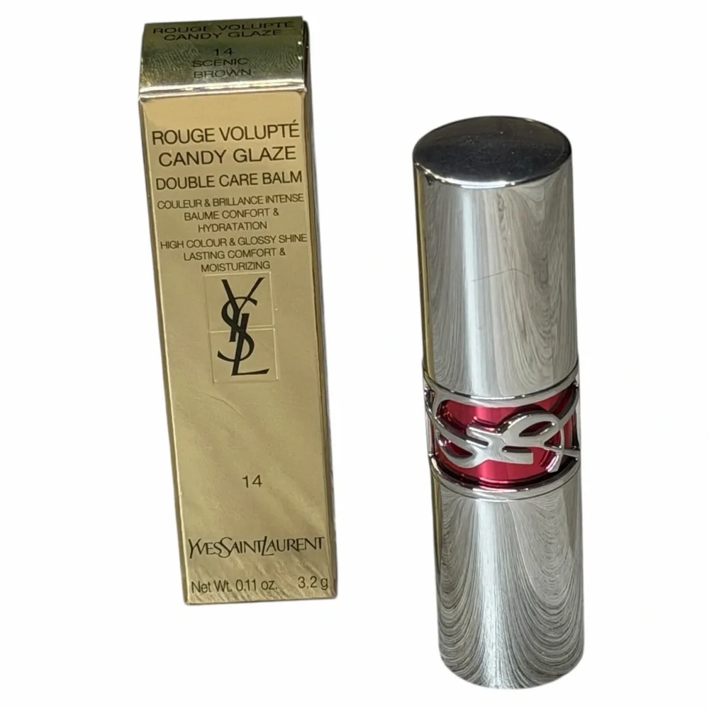 Yves Saint Laurent Candy Glaze Lip Gloss Stick in 14 Scenic Brown